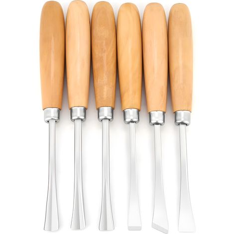 6-teiliges Holzschnitzmeißel-set: Professionelle Handmeißel Für Holzschnitzereien, Heimwerker-holzbearbeitungswerkzeuge