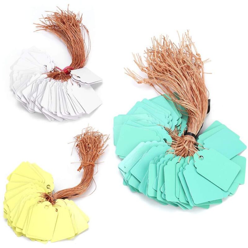 Hängendes Pflanzenetikett, Wiederverwendbares, Wasserfestes Pflanzenetikett Aus Polymerfaserschnur, 3,6 X 2,5 Cm, Pvc-pflanzenetikett Zur Gartendekoration