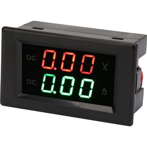 Digitales Spannungsmessgerät Mit Großer Led-anzeige (gleichstrom 0-100 V, 20 A)