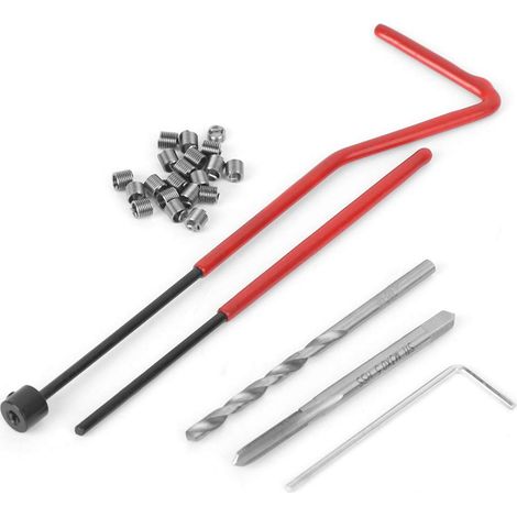 25-teiliges Gewindereparaturset, M3-gewindereparatureinsatzset, Werkzeuge Zur Reparatur Beschädigter Gewinde, Komplettes Werkzeugset