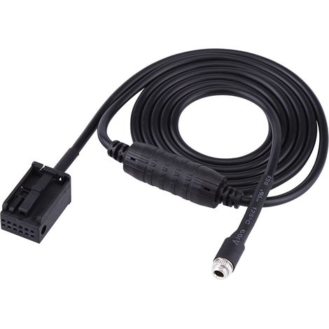 Schwarzes Kfz-aux-adapterkabel (weiblich) Für Bmw E85 E86 Z4 Cd X3 E83, 12-poliger Anschluss Für Ipod