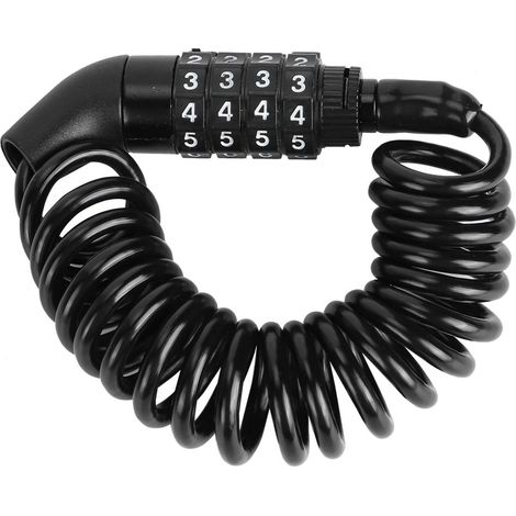 Universelles Motorradhelmschloss Und Schwarzer Karabiner Mit Pin-code-verriegelung