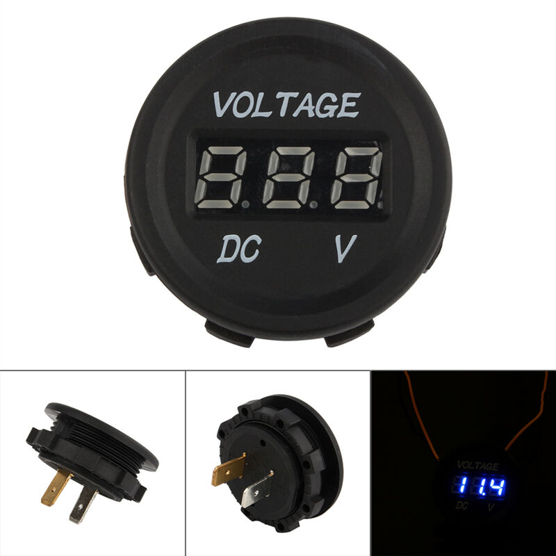 12v-24v Auto Motorrad Led Dc Digitalanzeige Wasserdichtes Voltmeter Zy