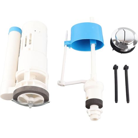 Wassersparendes Wc-reparaturset, Universelles Füllventil Mit Druckknopf, Robustes Abs-material, Geeignet Für Wcs Mit Einer Spülkastentiefe Von