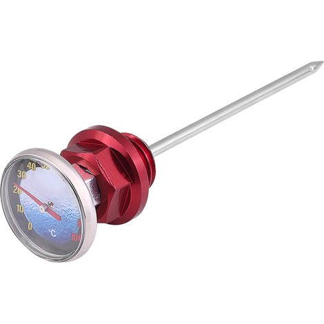 Öltemperaturanzeige Für Motorräder Aus Aluminiumlegierung Für 125-cm³-motocross-motorräder, Rot