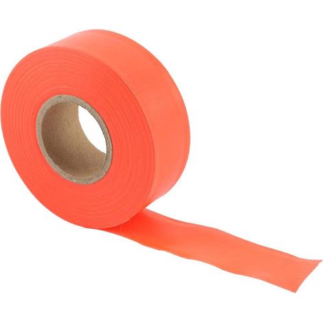 Sicherheitsband, Gelb-schwarz Gestreiftes Absperrband, Nicht Klebendes Absperrband, 7,1 Cm X 201 M, Warnband (orange)