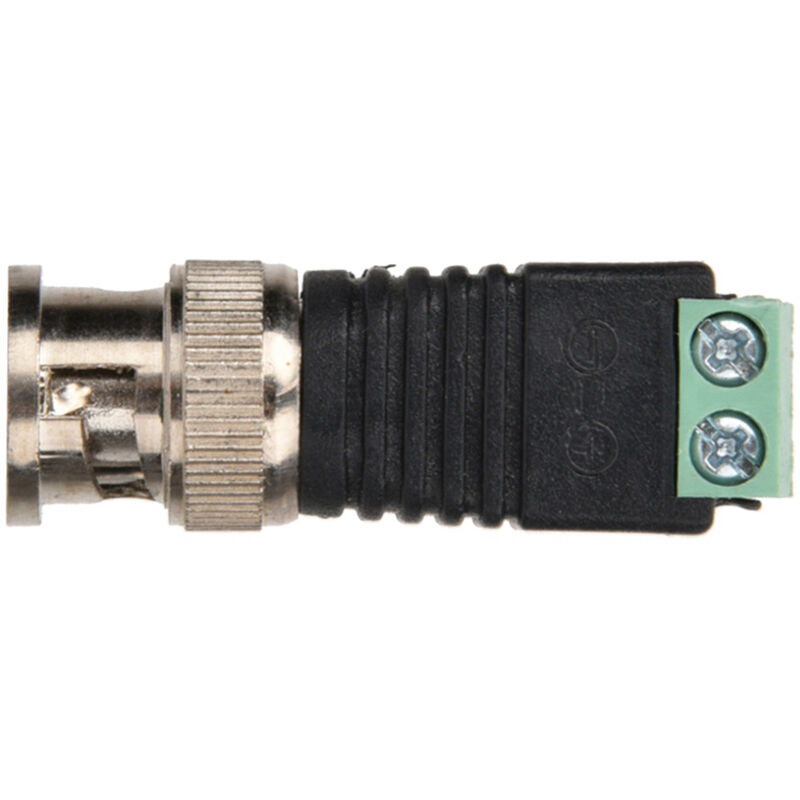 Koaxialer Video-balun-adapter Mit Schraubklemmen Und Bnc-anschluss