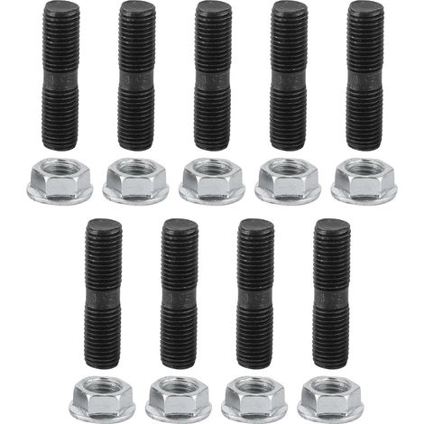 Turbo M10x1,25 Stehbolzen-sicherungsmuttern-set, 9-teilig, Kfz-zubehör Passend Für Mitsubishi