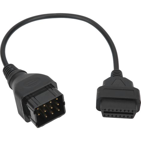 Obd2 12-polig Auf 16-poliges Anschlusskabel, Obdii-adapter, Autozubehör