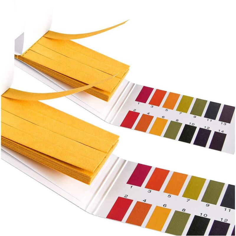 Packungen Mit Je 160 Ph-teststreifen Inklusive Kunststoffpipette, Wassertestpapier Für Schwimmbad, Aquarium, Erde (verschiedene Farben)