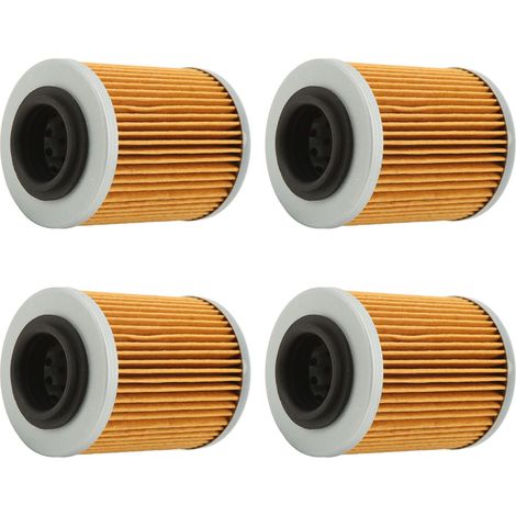 4-teiliger Ölfiltersatz 420256188 Kn152 Hf152 Ersatzölfilter Für Can Am 330 400 450 500 2003-2017
