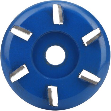 Elektrische Holzbearbeitungswerkzeuge, Winkelschleifer, Wolframstahl-sägeblatt, 6-zahn-schaufelaufsatz, Blue Arc