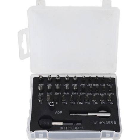 Set Mit 33 Schraubenausdrehern, Doppelseitigem Schlagbolzenausdreher, Drehmomentnuss Zum Entfernen Beschädigter, Abgebrochener Oder Abgenutzter Schrauben, Bolzen Und Gewindebolzen. Mit Koffer.