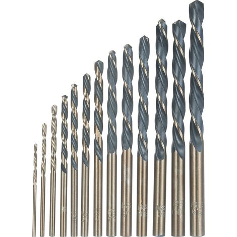 Set Mit 13 Hss-spiralbohrern Für Hartmetalle Und Edelstahl, Inklusive Aufbewahrungskoffer.