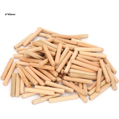 1 Packung Runde, Geriffelte Holzdübel Für Die Holzbearbeitung (640 Mm)