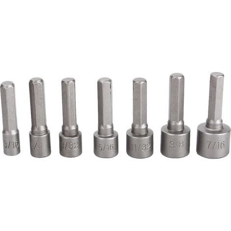 14-teiliges Set, Elektrischer Steckschlüssel, Bitadapter, Magnetische Sechskantnuss (nicht Stark)
