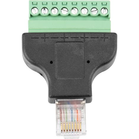 8p8c Steckeradapter, 8-poliger Leichtbaustecker Für Den Heim- Und Industrieeinsatz