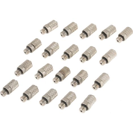 Mini-pneumatikverschraubung M5 4 Mm, 20 Stück, Gerader Stecker, Schnellschlauch