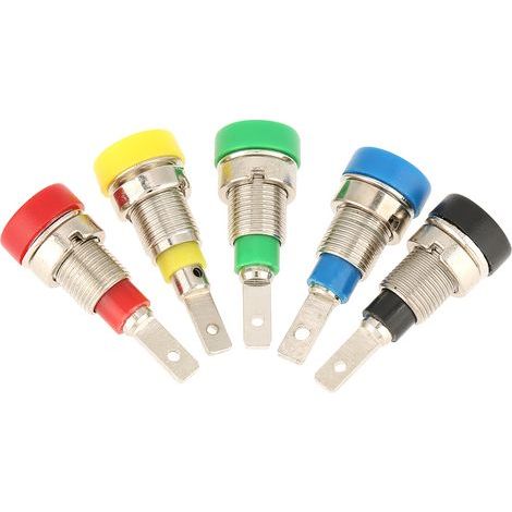 5-teiliges 2-mm-bananenstecker-set, Hohe Einsteckfestigkeit, Geeignet Für Industrie Und Haushalt