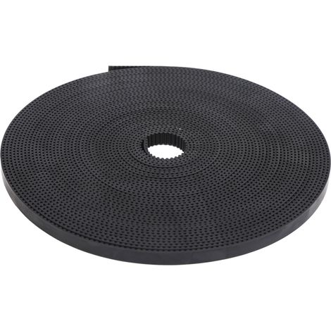 2gt-6 Mm Pu-zahnriemen Mit Stahlkern, Synchronriemen, Industriequalität, Schwarz, 10 M / 32,8 Ft