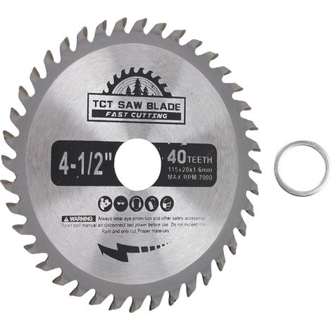 Hartmetall-trennscheibe Für Holzkreissägen, 115 X 1,6 X 20 Mm, 40 Zähne