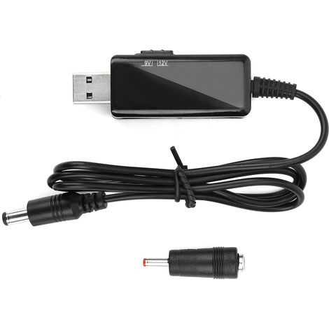 Usb-zu-dc-boosterkabel, 5v/9v/12v-powerbank-router-kabel, Einstellbares Digitaldisplay, 5521 M