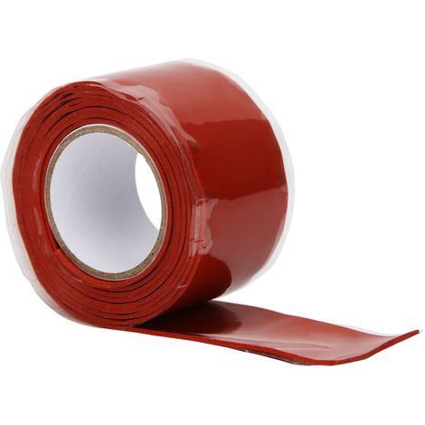 Hochklebendes, Wasserdichtes Klebeband, Reparaturmaterial Für Pvc/ppr-rohre, 1 Meter Länge, Weiß/rot