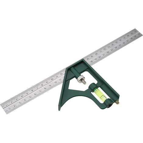 Verstellbarer Winkelmesser Aus Edelstahl, 300 Mm, Zum Markieren Von Holzarbeiten