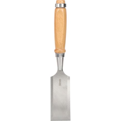 Flachmeißel, Holzbearbeitungswerkzeug, Holzgriff, Werkzeug Für Den Heimwerkerbedarf, Industriezubehör Cr V 38 Mm