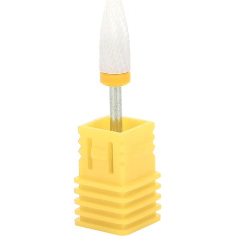 Maiskopfförmiger Nagelbohrer, Leichtes Und Tragbares Elektrisches Schleifzubehör (xf Extra Fine Grinding Yellow Boot)