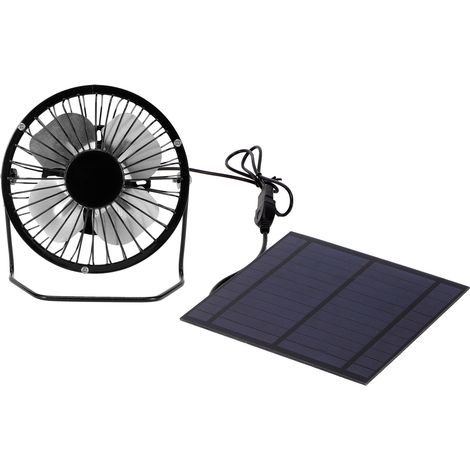 5-w-mini-solarpanel Mit Tragbarem Lüfter – Photovoltaik-set Für Gewächshäuser