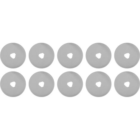10-teiliges Ersatzset Für Runde Messerklingen, Rollenrad, Zubehör Für Rotationshandwerkzeuge, 45 Mm