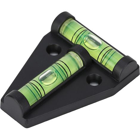 T-wasserwaage Mit Libelle Und Befestigungsloch, Kamera-messwerkzeug (schwarz)