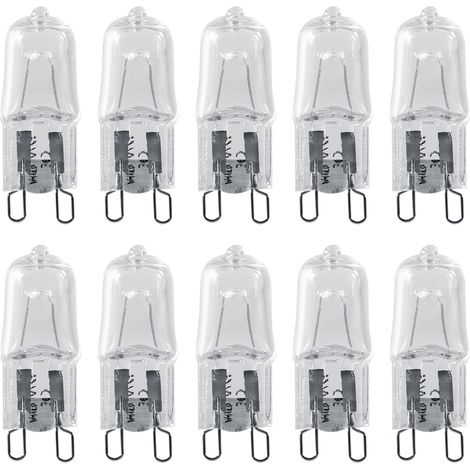 10er-pack Ersatzglühbirnen, Warmweißes G9-licht Für Schlafzimmer