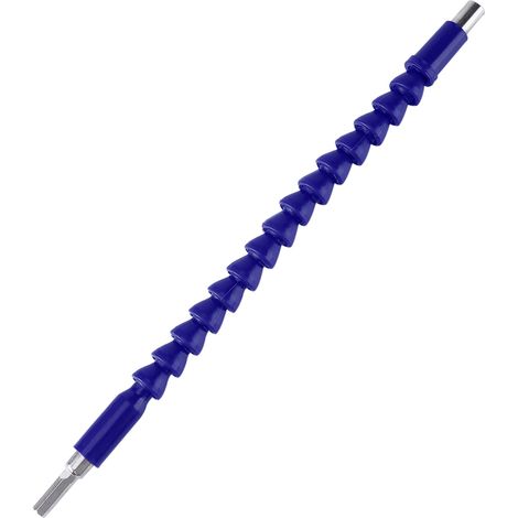 1/4" Flexible Wellenbits Sechskantschaft Verlängerung Schraubendreherbit Verbindungsglied (blau)