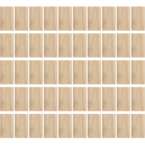 50 Stück Domino-zapfen Aus Buchenholz, 8 X 40 Mm, Lose Zapfen, Holzbearbeitungszubehör Zur Positionierung