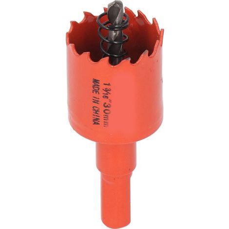 Hochgeschwindigkeitsstahl-lochsägebohrer, Bimetall-schneiden Mit Bohrfutter Für Holz Und Metall, 1-3/16 Zoll (30 Mm)