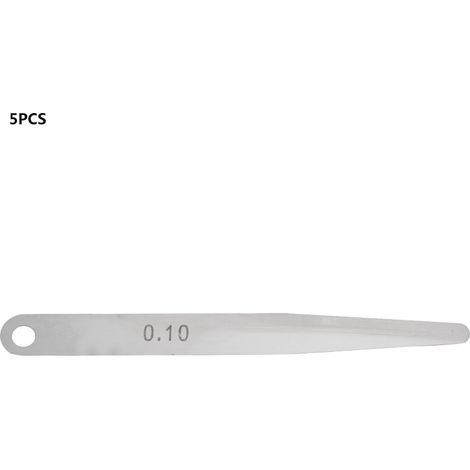 0,1 Mm Dickenmessgerät, Metrisches Füllmessgerät, Messwerkzeug, 5 Stück (0,1 Mm)