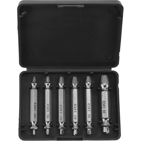 Beschädigtes Schraubenausdreher-set, Abgebrochenes Und Beschädigtes Schraubenausdrehwerkzeug, Hss-muttern, -schrauben, Bohrwerkzeuge, Originalfarbe