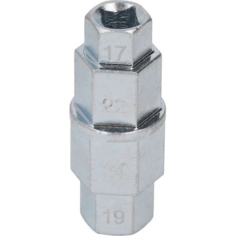 Sechskant-achsenwerkzeug Für Motorräder, Spezieller Vorderradspindel-ausbauschlüssel 17 19 22 24 Mm Silber