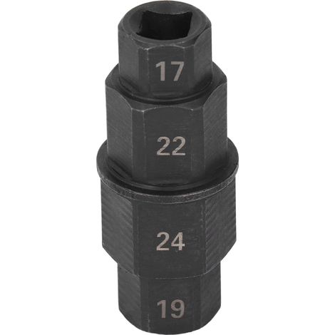 Sechskant-achsenwerkzeug Für Motorräder, Speziell Für Die Vorderradachse, 17, 19, 22 Und 24 Mm, Schwarz