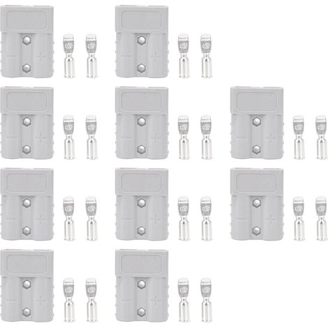 Batterieanschluss, 10 Stück, 50 A, 600 V, 16 Mm², 6 Awg, Kabelanschluss