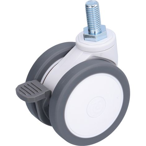 75 Mm (3 Zoll) Geräuscharme Universalrolle Aus Tpr, Ersatzrolle, M12-gewinde Für Werkbank, Zeichentisch