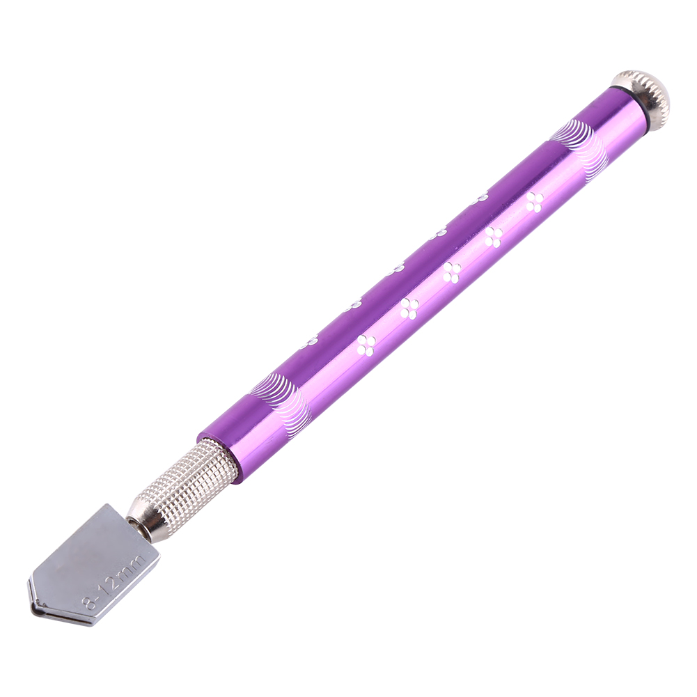 Professionelles, Rutschfestes Rollenglasschneidewerkzeug Mit Griff Aus Aluminiumlegierung (lila)