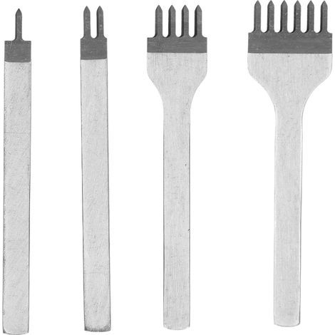 Diamant-schnürschere-set, Diy-lederbastelsets, Hss-stanzwerkzeug, Stanzmeißel Mit 5 Mm Zahnteilung