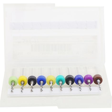 10 Stück Hartmetallbohrer, 1,6 Bis 2,05 Mm, Gerader Schaft, Leiterplatte