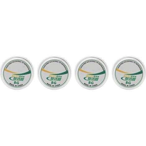 Erfrischende Reinigungspaste Für Lötspitzen, 4 Stück, Zinnpulver, Zur Wiederherstellung Oxidierter Lötspitzen, 8 G