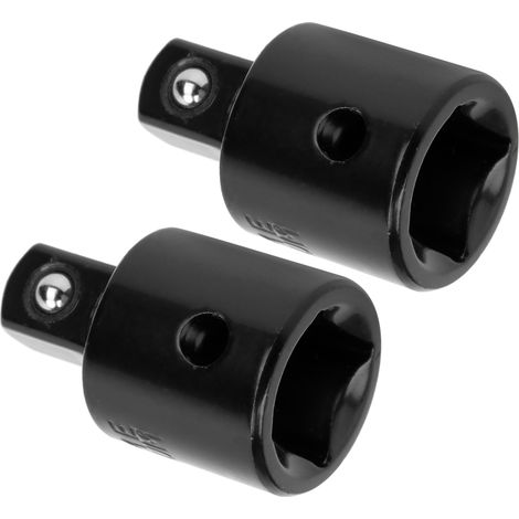 Steckschlüsseladapter, Ratschenschlüssel-konverter Aus Hochkohlenstoffhaltigem Stahl, Umrüstwerkzeug Von 1/2" Auf 3/8", 2 Stück