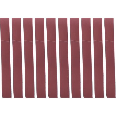 Aluminiumoxid-schleifband, Polier- Und Schleifwerkzeug, 740 X 40 Mm, Für Möbel- Und Holzbearbeitung, Körnung 400, 10 Stück