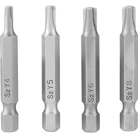 Sechskant-schraubendreher-set, 4-teilig, Y-förmig, 1/4" Magnetischer Sechskantschaft-schraubendreher Für Handgeführte Elektrische Schraubendreher